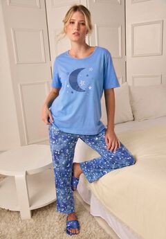 Graphic Tee PJ Set