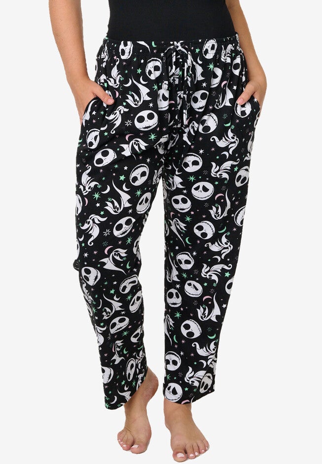 Nightmare Before Christmas Cotton Pajama Pants, , alternate image number null