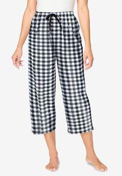 Woven Sleep Capri Pant