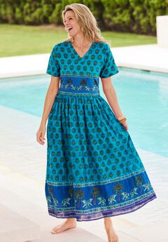 Long Crinkle Cotton Lounger