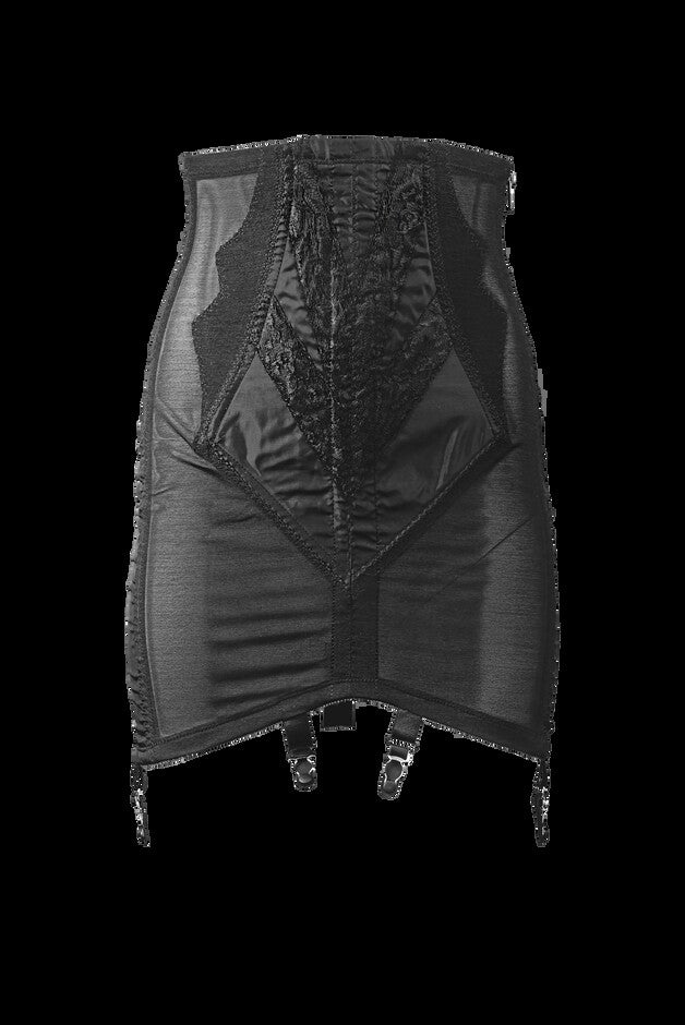 High Waist Open Bottom with Side Zipper, BLACK, alternate image number 3