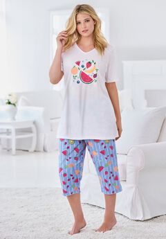 2-Piece Capri Cotton PJ Set