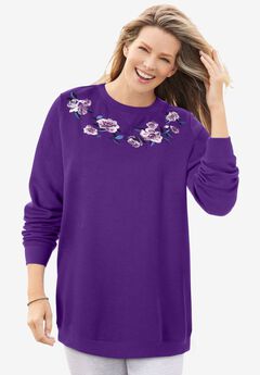Plus Size Purple Sweaters