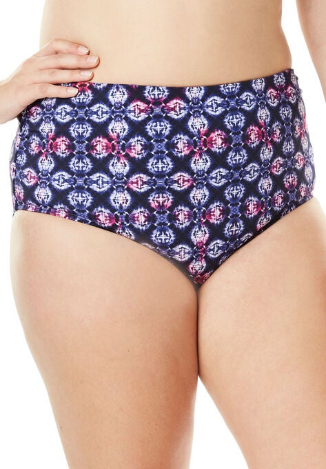 Foldover Swim Briefs , JEWEL, hi-res image number null