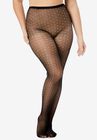 Embroidered Tights by Comfort Choice, BLACK, hi-res image number null