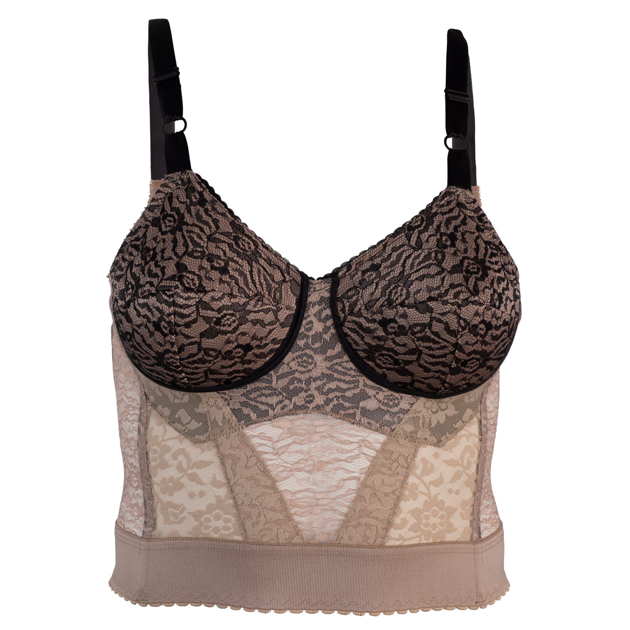 Long Line Firm Shaping Expandable Cup Bra 2202, MOCHA, alternate image number 5