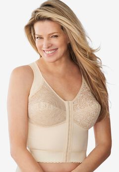 Front-Close Longline Wireless Posture Bra