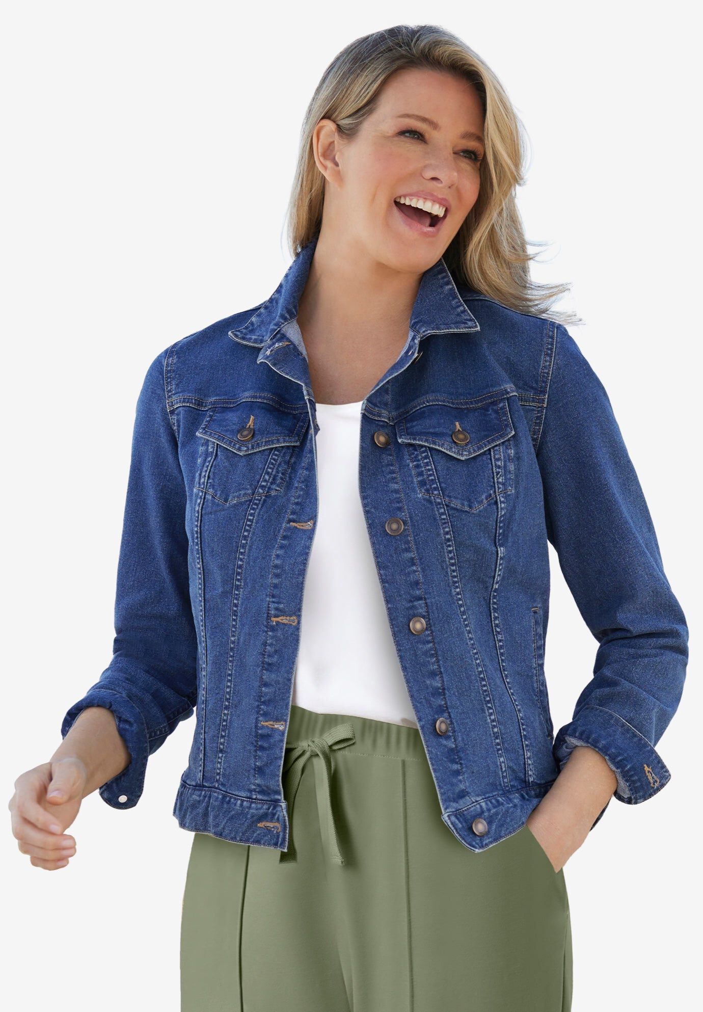 Stretch Denim Jean Jacket