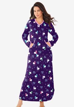 Long Printed Sleep Shirt