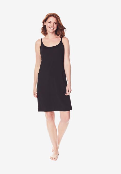 Full Microfiber Slip, BLACK, hi-res image number null