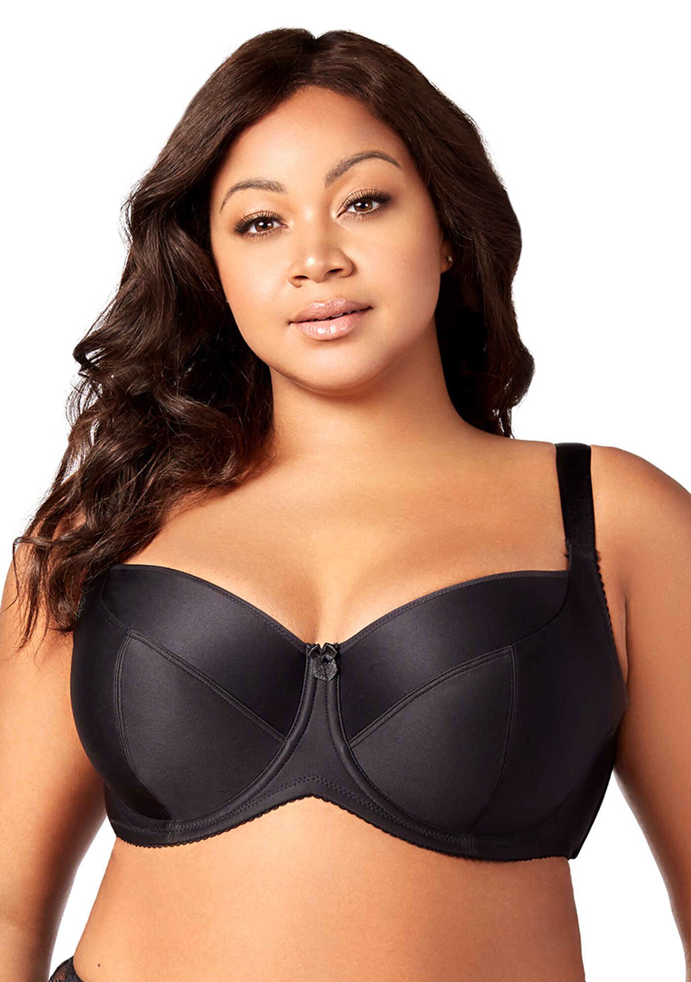 Smooth Curves Underwire Bra 2818, BLACK, hi-res image number 0