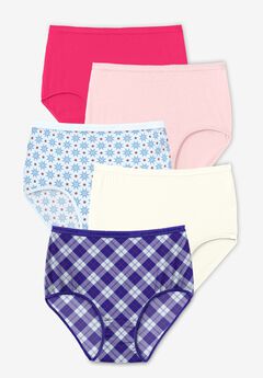 5-Pack Tag-free Full Coverage Cotton Brief