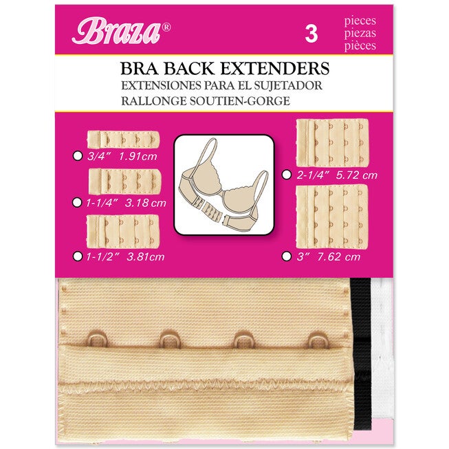 Bra Extenders - 3 or 4 hooks, ASST, hi-res image number 0