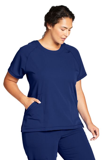 Jockey Scrubs Women's Comfort Crew Top, NEW NAVY, hi-res image number null