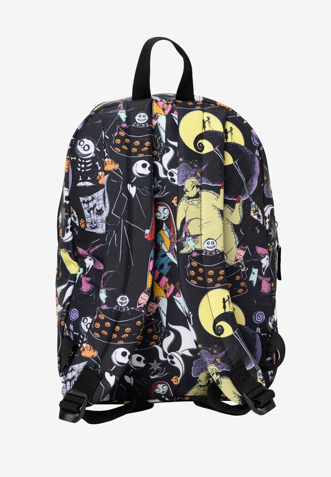 Disney Nightmare Before Christmas Jack Skellington All-Over Print 16 inches Deluxe Nylon Backpack, , alternate image number 3
