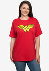 DC Comics Wonder Woman Short Sleeve Costume T-Shirt, RED, hi-res image number null