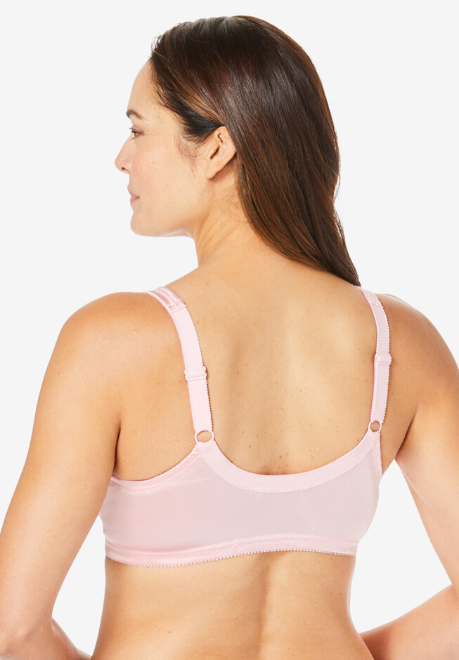 Jacquard Front-Close Wireless Bra  Wireless bra, Plus size women