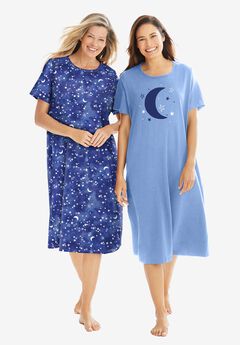 2-Pack Long Sleepshirts