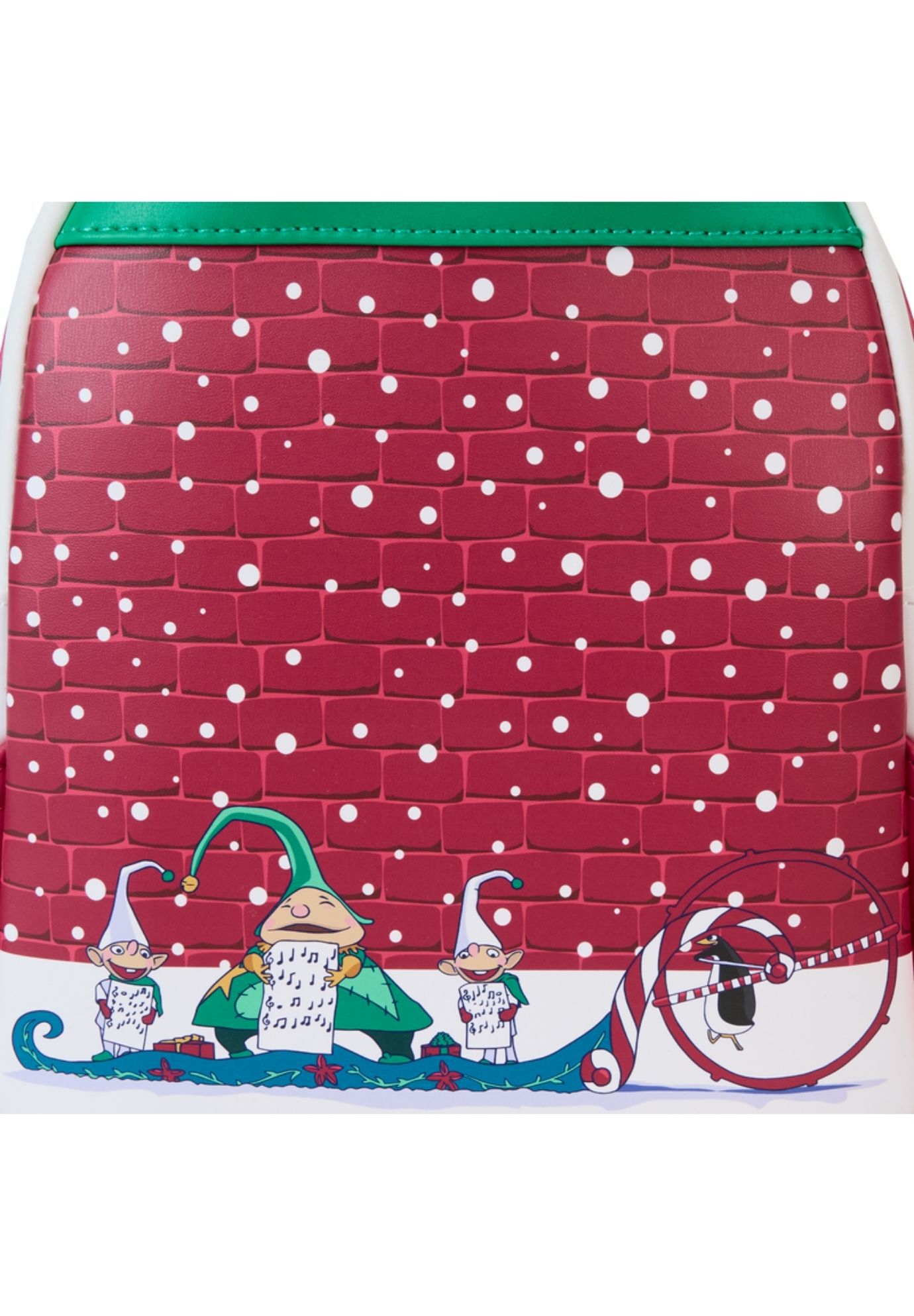 Loungefly x The Nightmare Before Christmas Snowman Jack Skellington Mini Backpack, WHITE, alternate image number 5