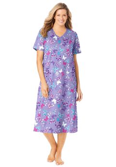 Long Print Sleepshirt