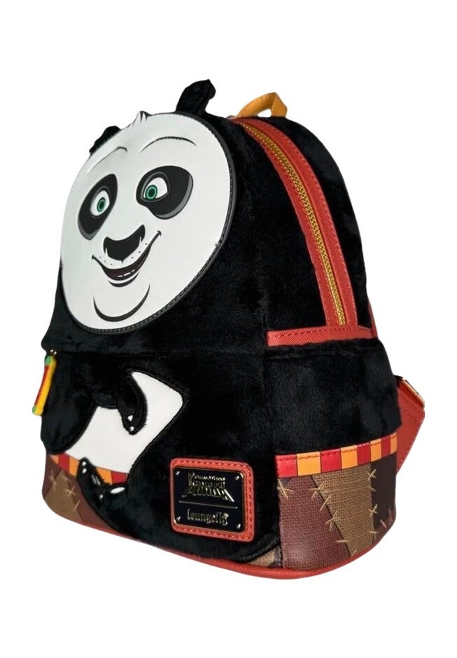 Loungefly x Dreamworks Kung Fu Panda Po Ping Cosplay Mini Backpack, BLACK, on-hover image number 1