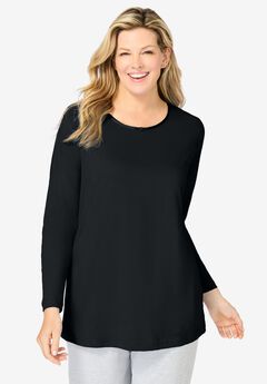 Satin Trim Sleep Tee