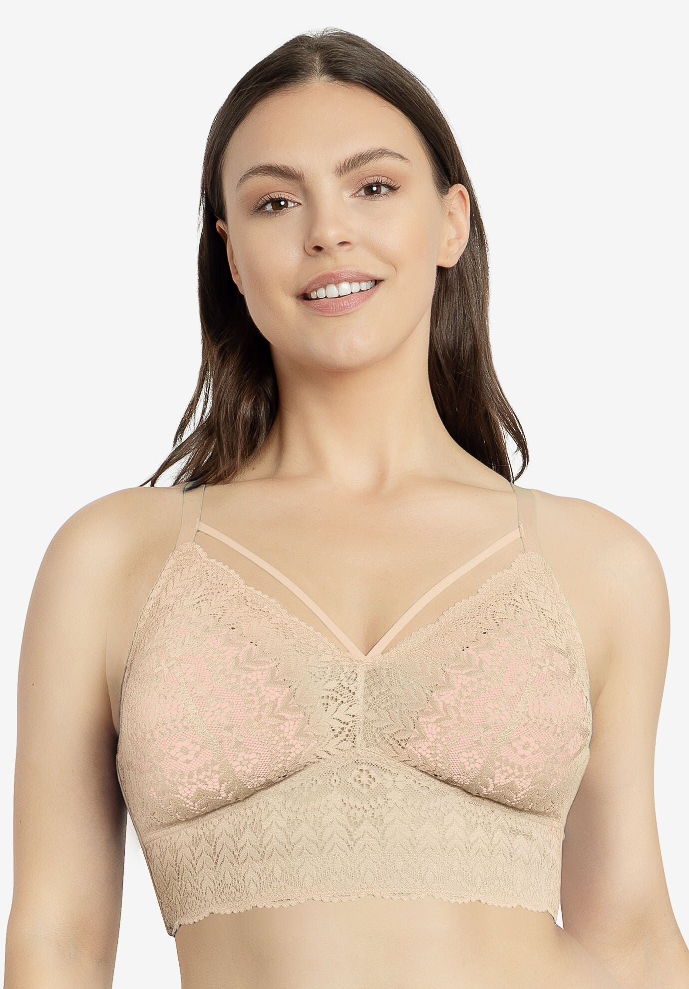 Mia Lace Bralette, BARE, hi-res image number 0