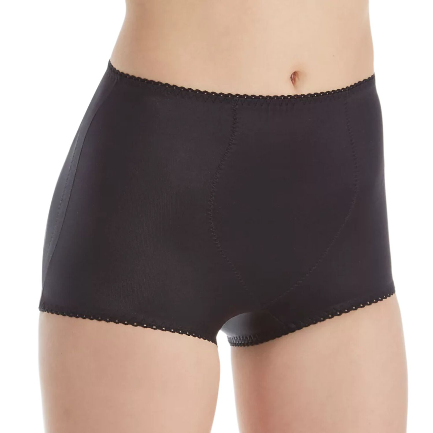 Padded Panty Brief Light Shaping (Removable Pads), BLACK, hi-res image number 0