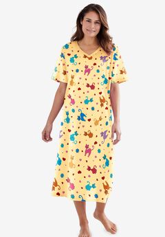 Plus Size V-Neck Sleepshirts