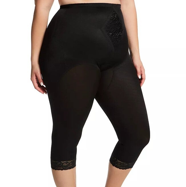 Leg Shaper Pant Liner Medium Shaping 6265, BLACK, alternate image number 3