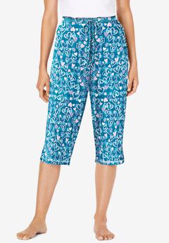 Plus Size Knit Shorts With Pockets