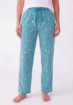 Plus Size Woven Cotton Pajama Pants Sold Separately