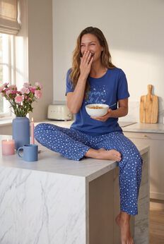 Graphic Tee Pure Cotton PJ Set