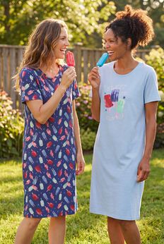 2-Pack Short-Sleeve Sleepshirt