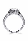 Silver Vintage Style Engagement Anniversary Ring Cubic Zirconia, , on-hover image number null