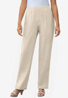 Straight Leg Linen Pant, , alternate image number null