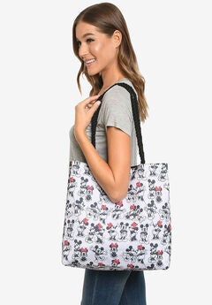 Disney Mickey & Minnie Mouse Tote Bag Carry-On Travel Beach Bag
