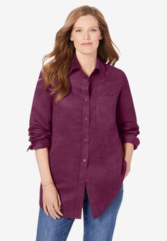 Soft Faux Suede Shirt