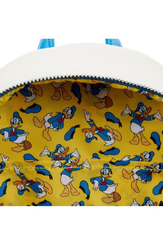 Loungefly x Disney Donald Duck Mini Backpack Cosplay Blue White, BLUE, alternate image number 2