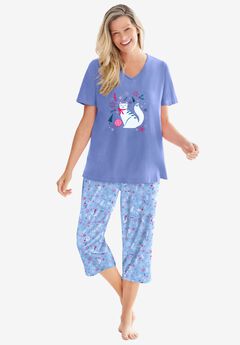 2-Piece Capri Cotton PJ Set