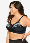 Embroidered Wireless Bra, , alternate image number null