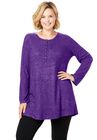 Cozy Henley Tunic, , alternate image number null