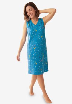 Short Sleeveless Sleepshirt
