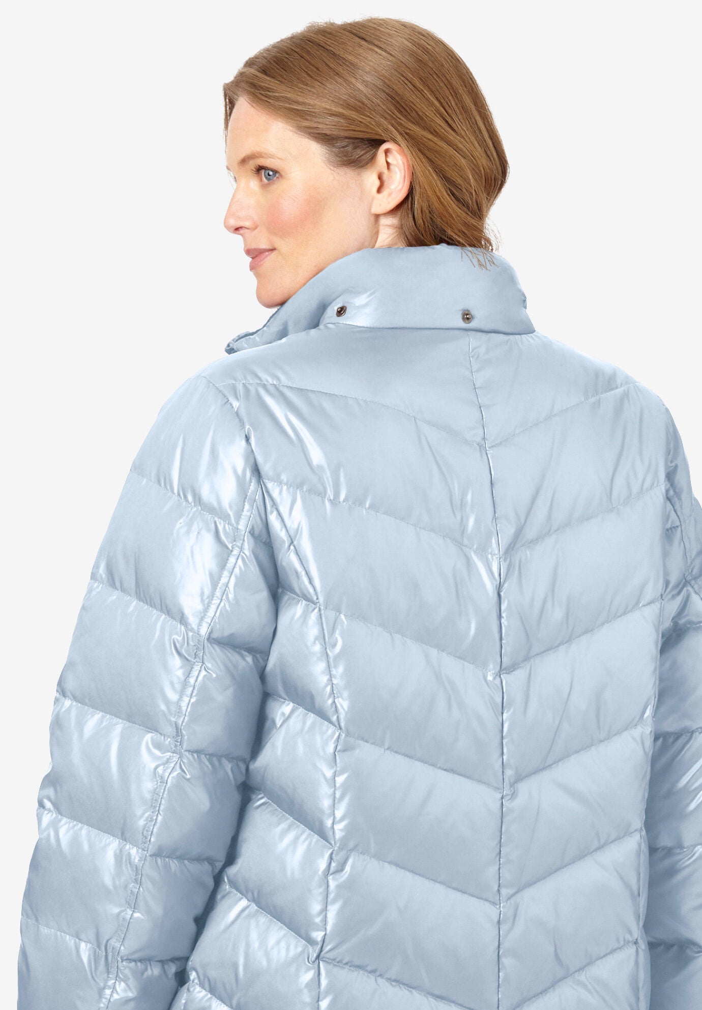Midweight Down Puffer Coat, , alternate image number 2