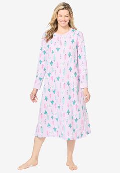 Thermal Henley Nightgown