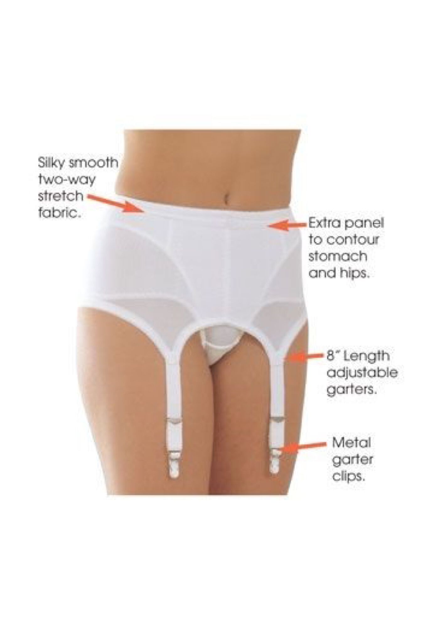 6 strap garter belt plus size hotsell