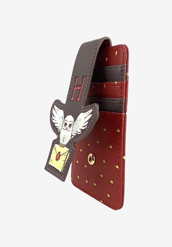 Harry Potter Hedwig Owl Card Holder Wallet Button Snap Closure, , alternate image number 2