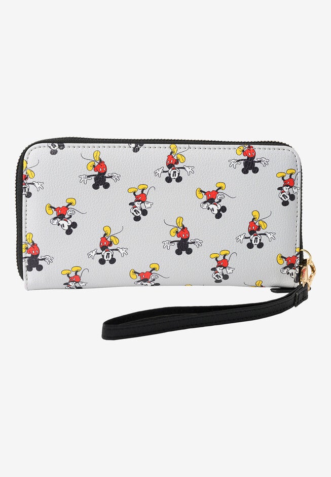 Mickey Mouse Zip Around Wallet Wristlet All-Over Print, , alternate image number 2