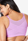 Satin-Trim Posture Bra , , on-hover image number null