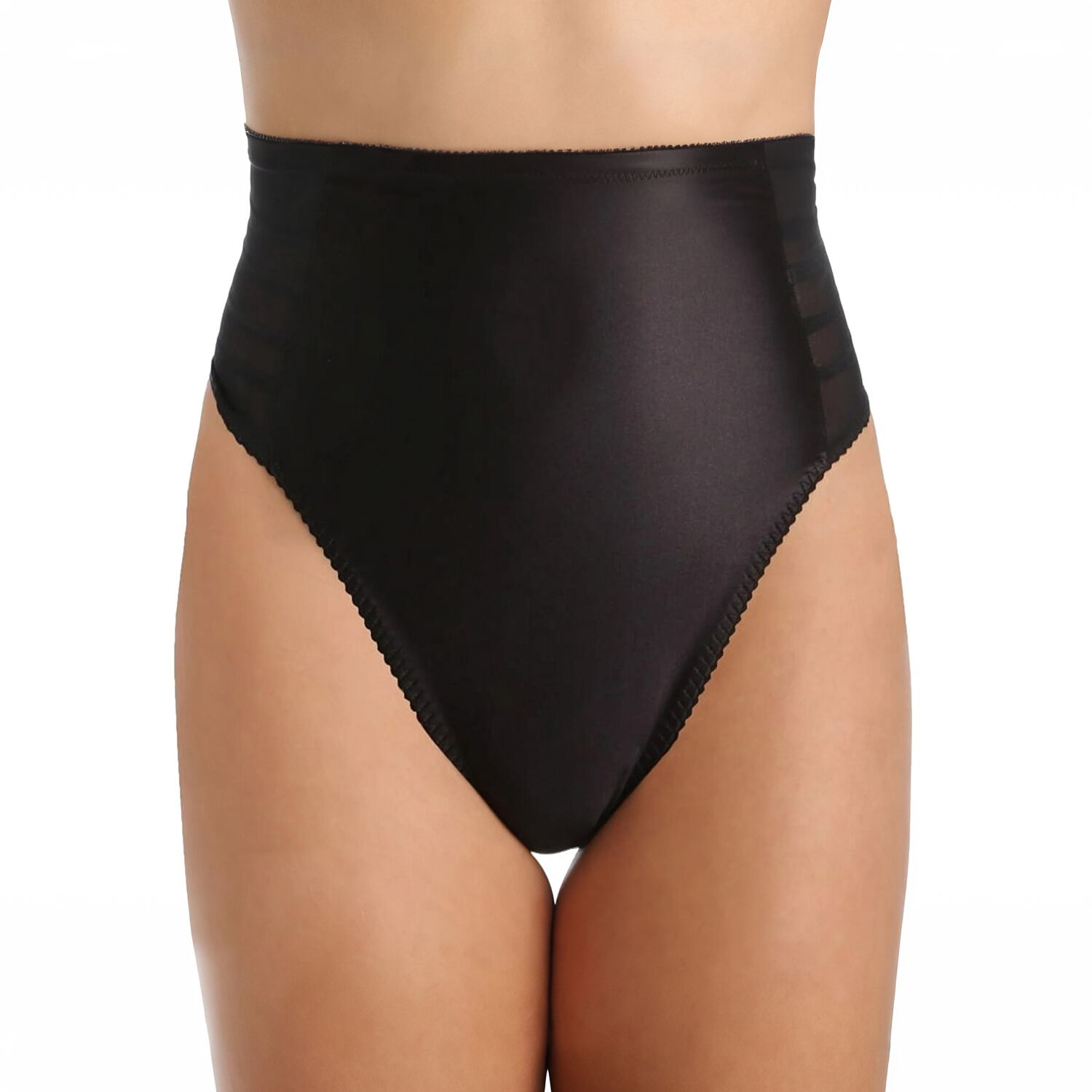 High Waist Firm Shaping Thong 900, BLACK, hi-res image number 0